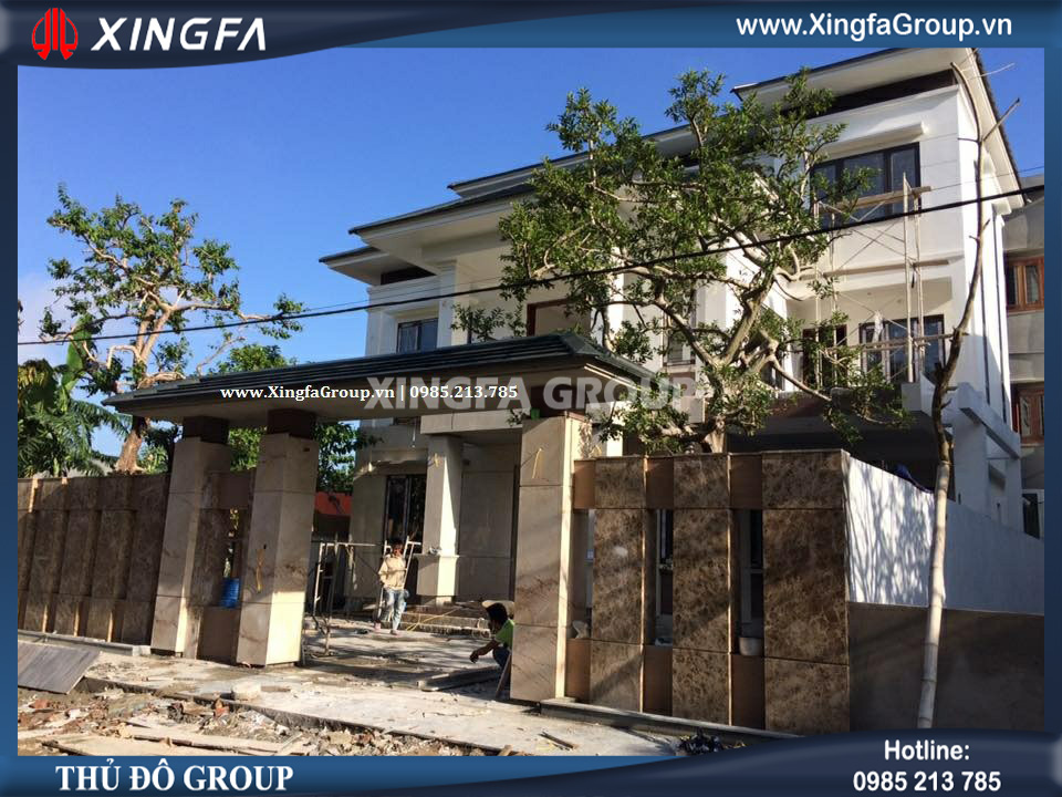 Công trình thi công lắp đặt cửa nhôm Xingfa nhập khẩu chính hãng 100% tại nhà anh Hùng ở Mai Hắc Đế, Vinh, Nghệ An